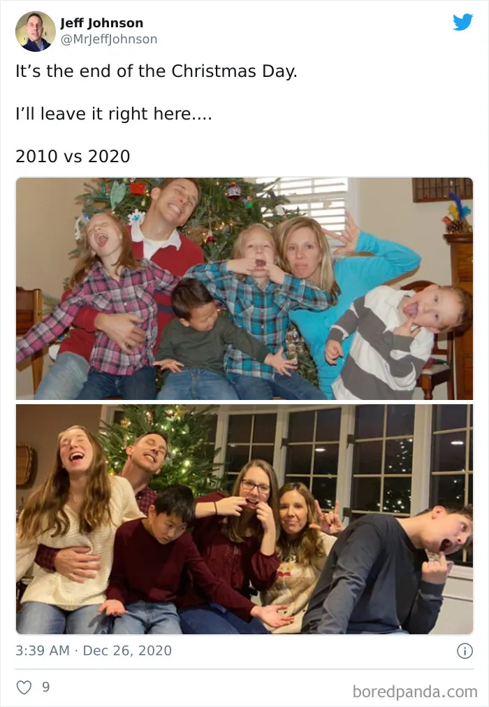 People Share Their Pics For The '2010 Vs. 2020' Challenge, Show What Time Can Do To A Person