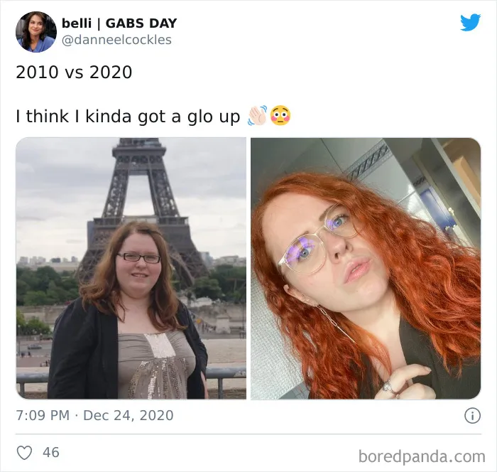 People Share Their Pics For The '2010 Vs. 2020' Challenge, Show What Time Can Do To A Person