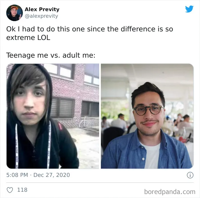 People Share Their Pics For The '2010 Vs. 2020' Challenge, Show What Time Can Do To A Person