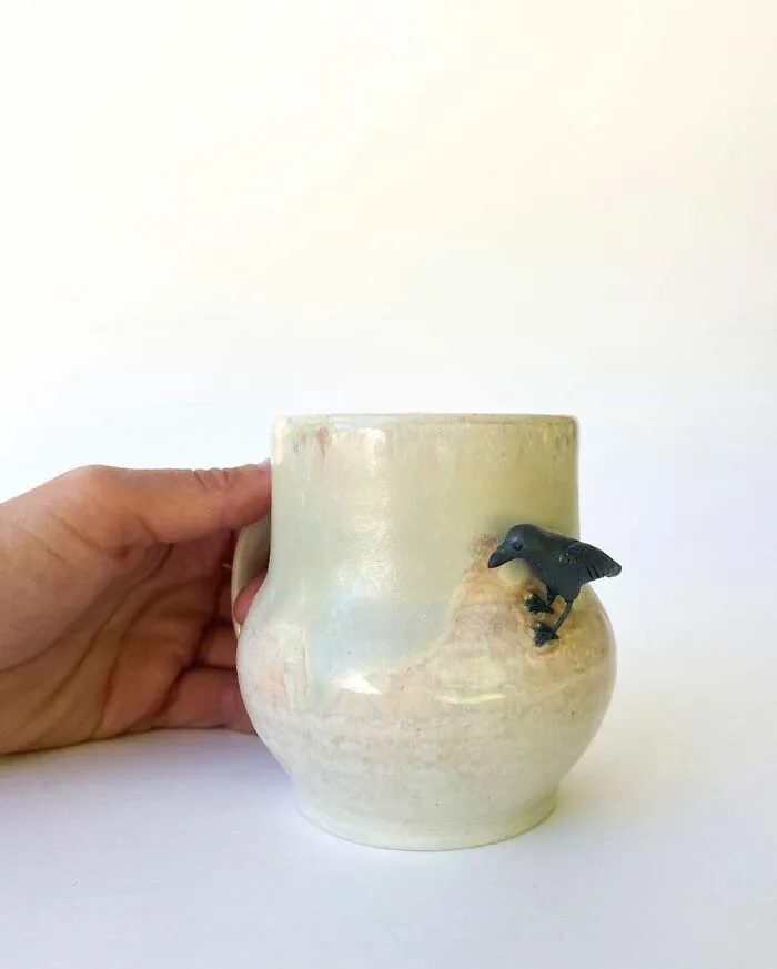 These 31 Brilliant Mugs Have Small Side Nooks Where Tiny Animal Sculptures Live