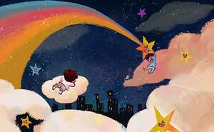 I Made  5 Illustrations About Dreams And Escapism