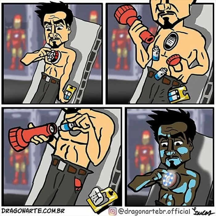 Artist Shows What Superheroes And Other Famous Characters Do When They Are Not Saving The World (30 New Comics)