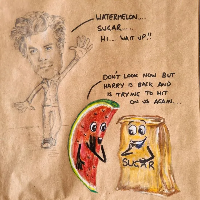 30 New Dad Jokes And Puns That I Drew On My Daughters’ Sandwich Bags This Year