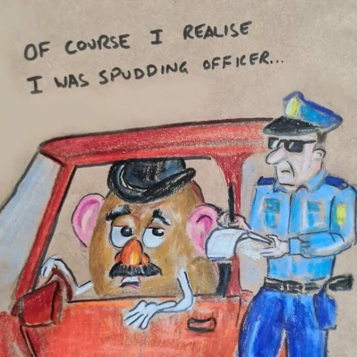 30 New Dad Jokes And Puns That I Drew On My Daughters’ Sandwich Bags This Year