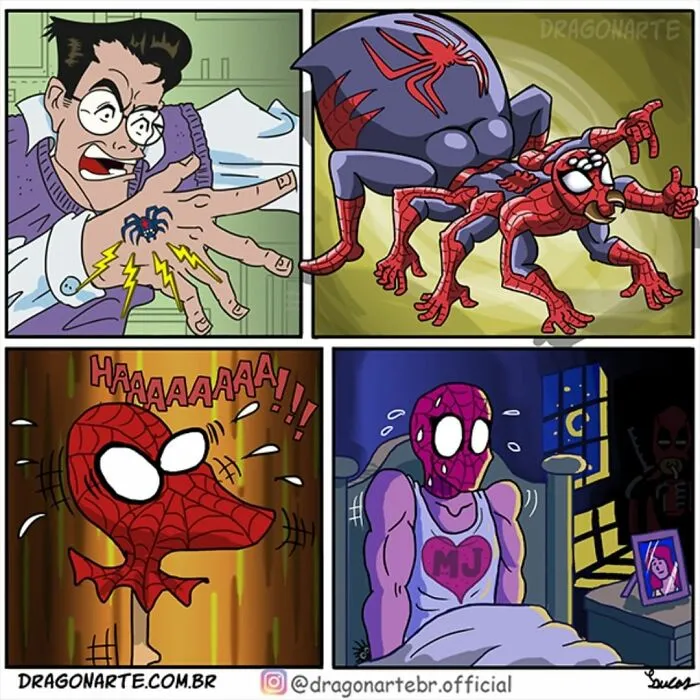 Artist Shows What Superheroes And Other Famous Characters Do When They Are Not Saving The World (30 New Comics)
