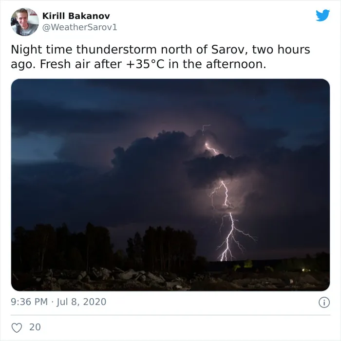 30 Of The Strangest Weather Occurrences In Russia Shared By This Twitter Account