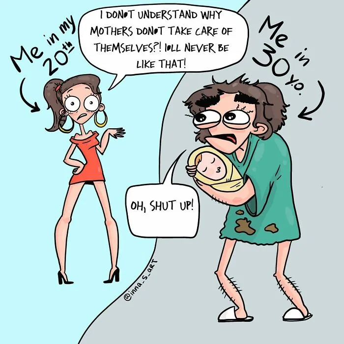 Mom Creates 30 Hilariously Honest Comics About What It's Like Raising A Child