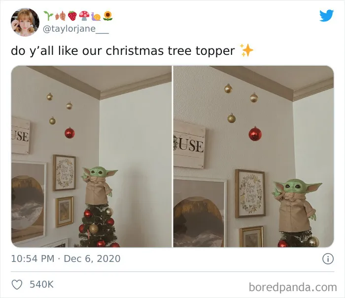 Baby Yoda Topper