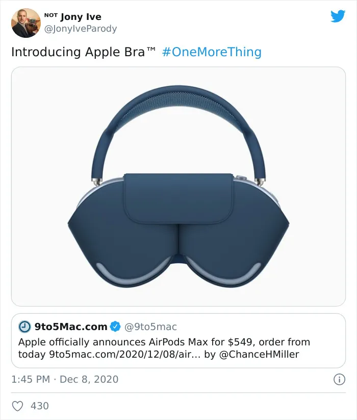 Apple Reveals Its Newest $549 AirPods, The Internet Comes Up With 30 Hilarious Memes And Reactions
