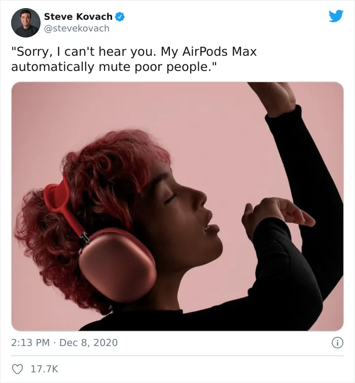 Apple Reveals Its Newest $549 AirPods, The Internet Comes Up With 30 Hilarious Memes And Reactions