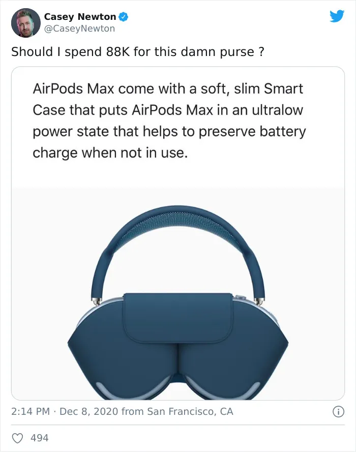 Apple Reveals Its Newest $549 AirPods, The Internet Comes Up With 30 Hilarious Memes And Reactions