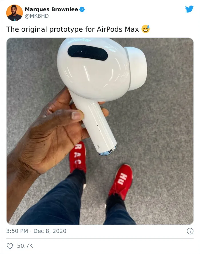 Apple Reveals Its Newest $549 AirPods, The Internet Comes Up With 30 Hilarious Memes And Reactions