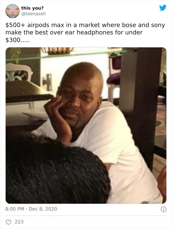 Apple Reveals Its Newest $549 AirPods, The Internet Comes Up With 30 Hilarious Memes And Reactions