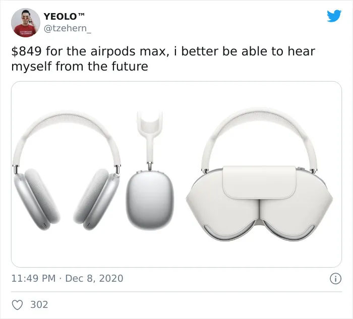 Apple Reveals Its Newest $549 AirPods, The Internet Comes Up With 30 Hilarious Memes And Reactions