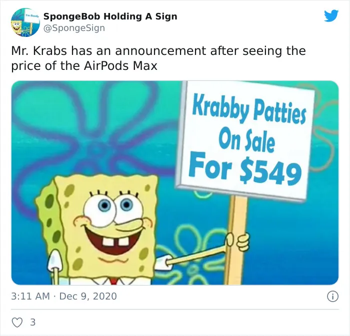 Apple Reveals Its Newest $549 AirPods, The Internet Comes Up With 30 Hilarious Memes And Reactions