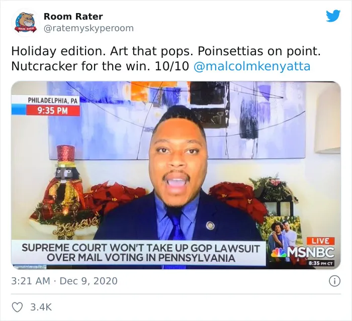 This Twitter Account Rates Famous People's Zoom Backgrounds And Here Are 32 Of The Most Hilarious Ratings