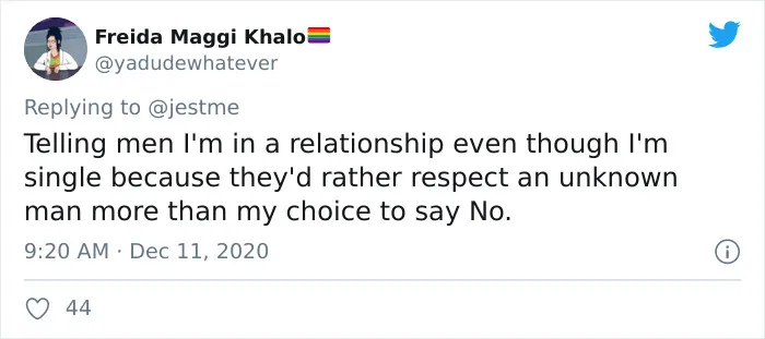 “Tell Me You’re A Woman Without Telling Me You’re A Woman” (30 Tweets)