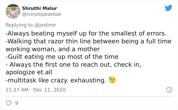 “Tell Me You’re A Woman Without Telling Me You’re A Woman” (30 Tweets)