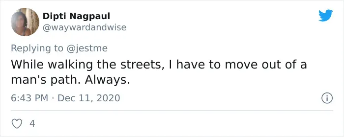 “Tell Me You’re A Woman Without Telling Me You’re A Woman” (30 Tweets)
