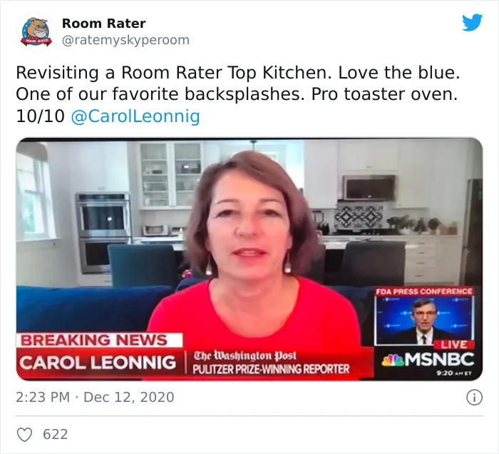 This Twitter Account Rates Famous People's Zoom Backgrounds And Here Are 32 Of The Most Hilarious Ratings