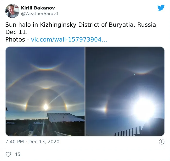 30 Of The Strangest Weather Occurrences In Russia Shared By This Twitter Account