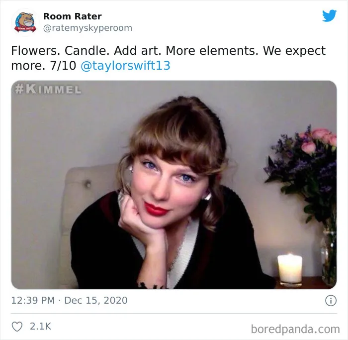 This Twitter Account Rates Famous People's Zoom Backgrounds And Here Are 32 Of The Most Hilarious Ratings