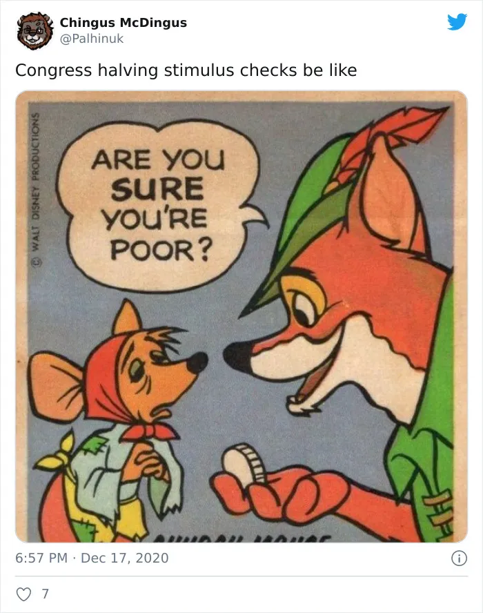 30 Of The Funniest Memes In Response To The Second Stimulus Check