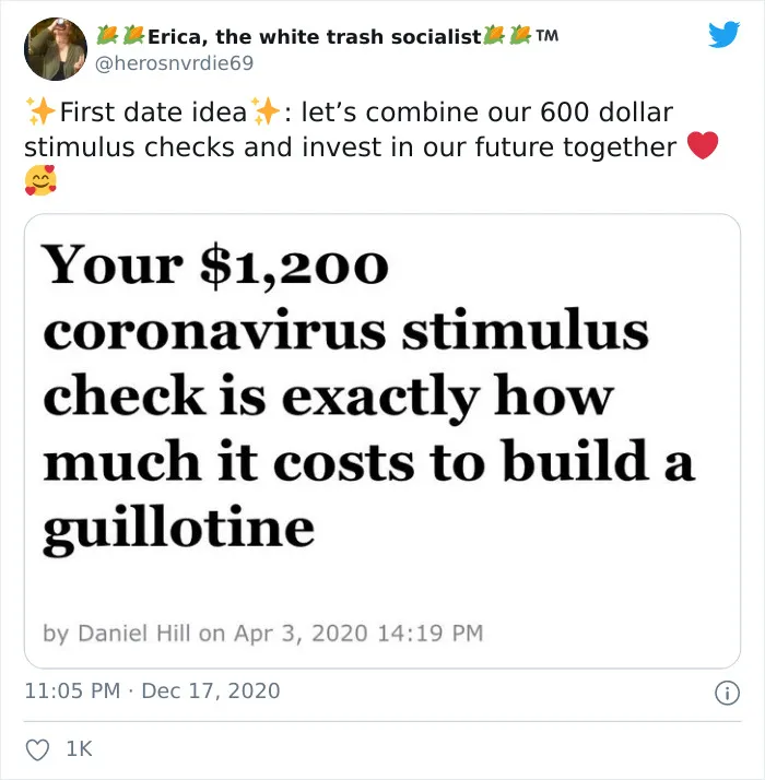 30 Of The Funniest Memes In Response To The Second Stimulus Check