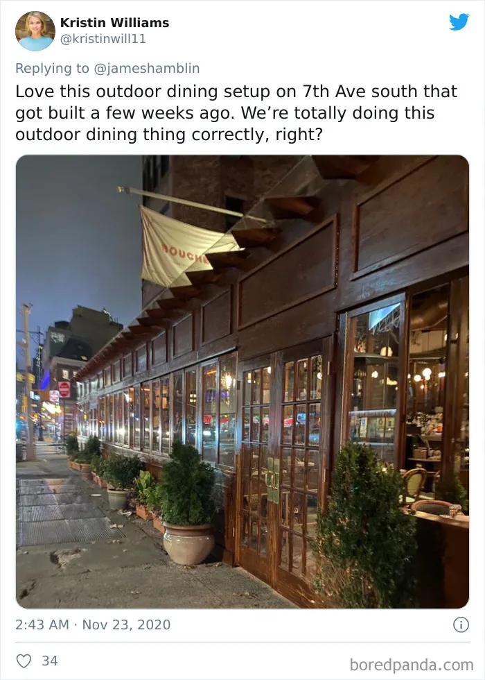 30 Photos Of "Outdoor Dining" That Don't Look Right At All