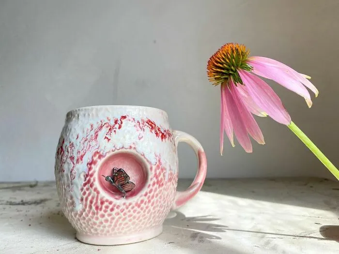These 31 Brilliant Mugs Have Small Side Nooks Where Tiny Animal Sculptures Live