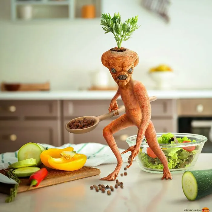 Here Are 66 Surreal Photoshops That Combine Completely Different Objects