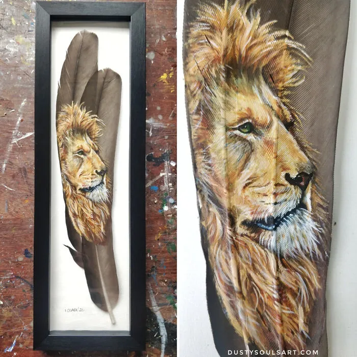 I’m Surviving Lockdown By Painting On Feathers (30 New Pics)