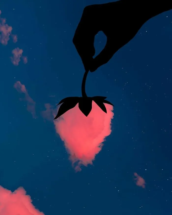 Artist Puts Silhouettes Next To Clouds To Create These Stunning Compositions (21 Pics)