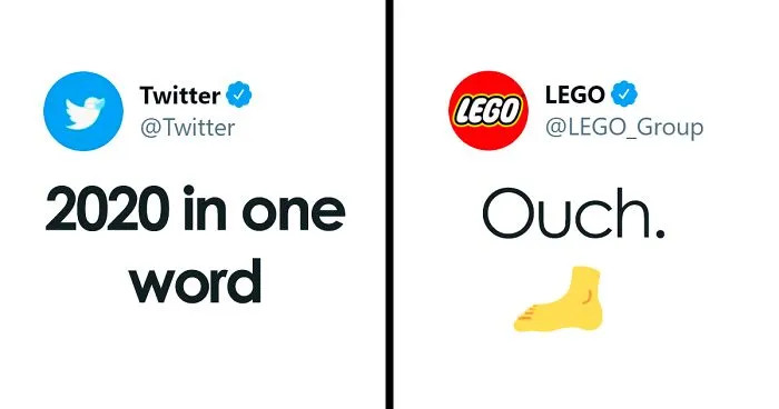 30 Of The Best Company Replies To Twitter's "Describe 2020 In One Word" Challenge