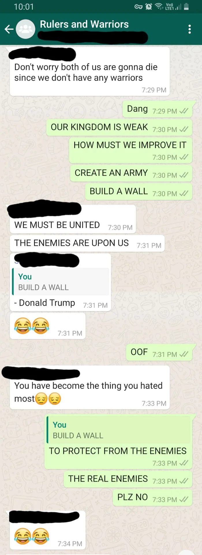 We Had A Roleplay During History Class, Where We Dress Up And Act Like Rulers, Warriors, Traders, Peasants Etc. Me And My Friend Were Rulers. (We Learned In History Class That Purple Used To Build Walls Around Their Cities)