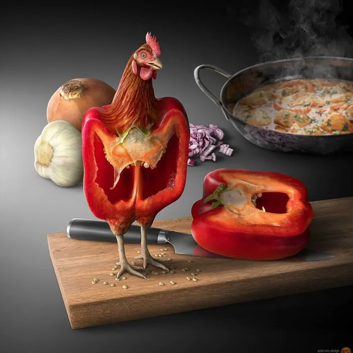 Here Are 66 Surreal Photoshops That Combine Completely Different Objects