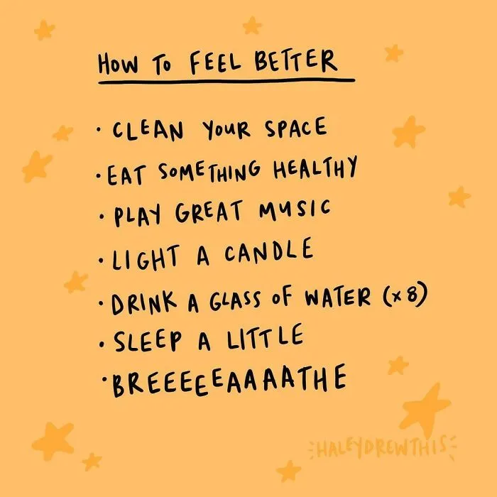 30 Wholesome Comics About Mental Health And Everyday Life By 'Haley Drew This'