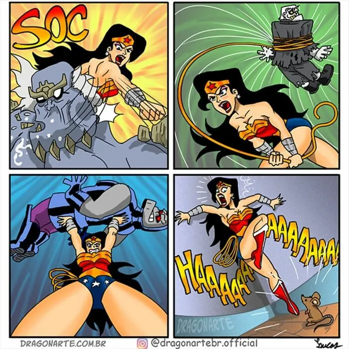 Artist Shows What Superheroes And Other Famous Characters Do When They Are Not Saving The World (30 New Comics)