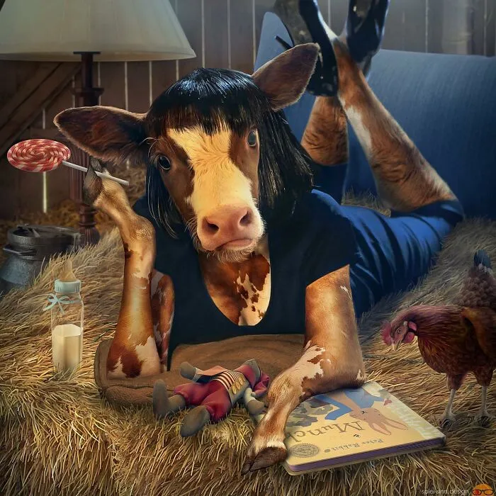 Here Are 66 Surreal Photoshops That Combine Completely Different Objects