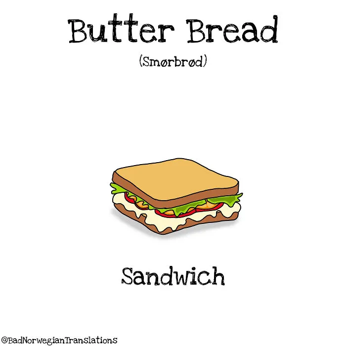 40 Brilliantly Literal Norwegian Words That Say Exactly What They Mean Illustrated By Me