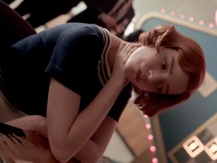 The 'Dutch Tilt' Was Used To Shoot The First Time Beth Suffers A Major Loss In Chess