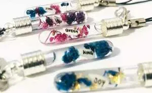 I Write On Rice Grains And Turn Them Into Floral Charms