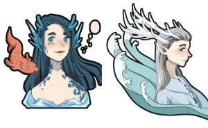 I Illustrated 4 Monster Girls