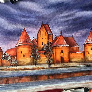 I Use Online Maps To Paint Beautiful Places Around The World I Haven't Been To (30 Pics)