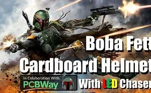 DIY - Boba Fett Helmet With LED Chaser Circuit