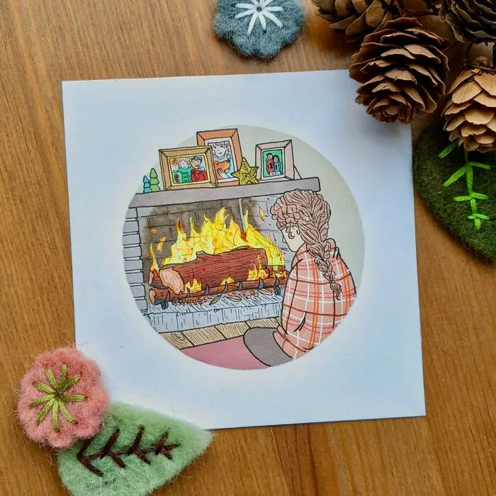 By The Fireplace