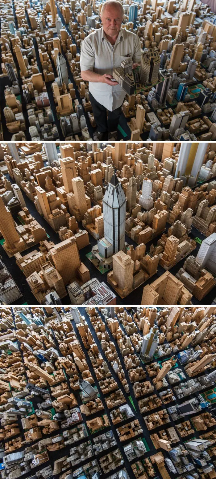 Paul Sperber (78 Yo) Has Been Building a Model City Out of Paper for 65 Years