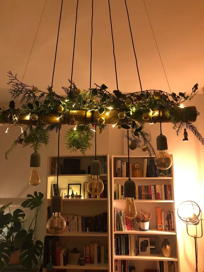 Decorated Our Dining Room Lamp!