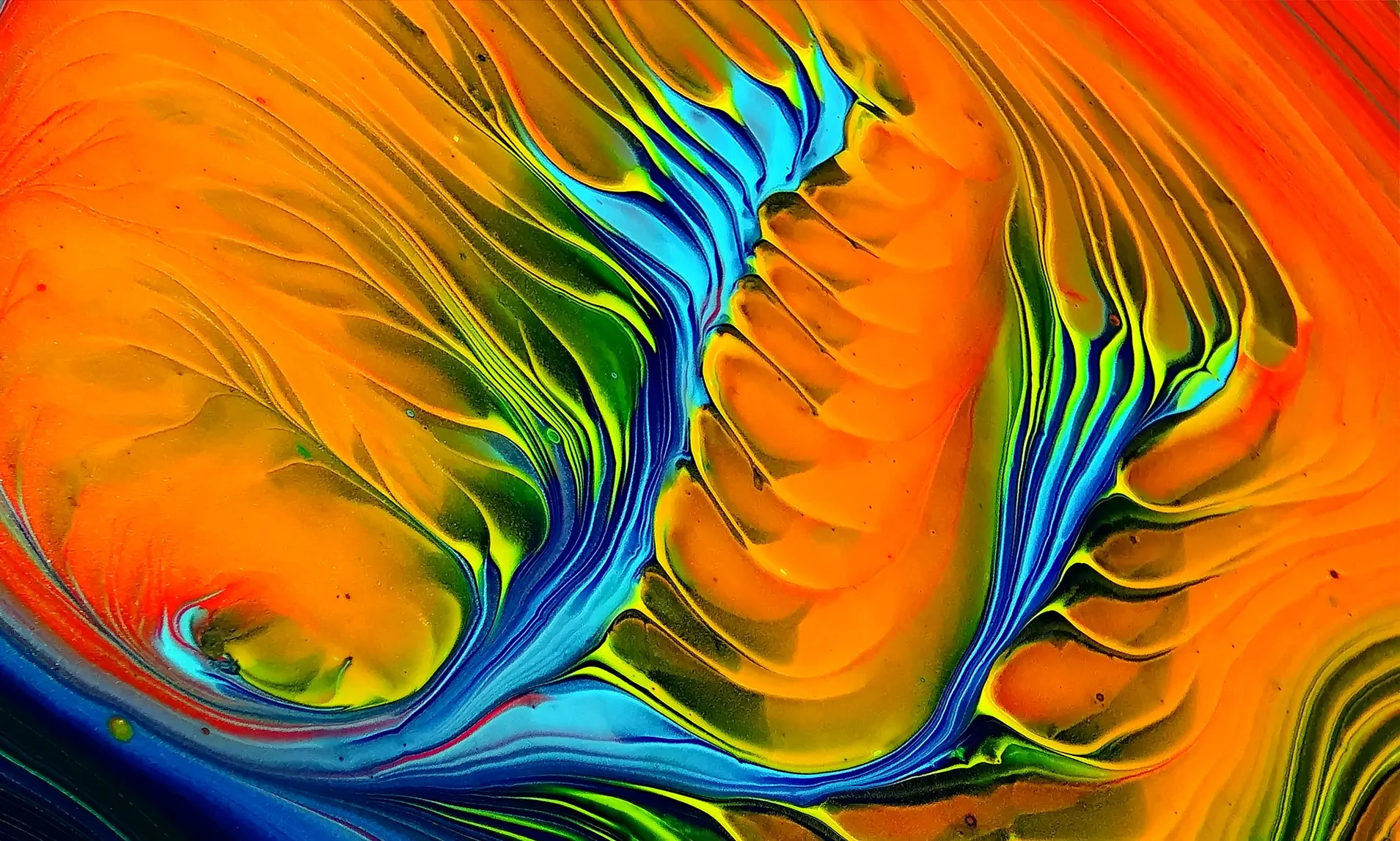 Amazing Details With 5 Chamber Split Cup ~ Fluid Art Painting ~ Acrylic Pouring