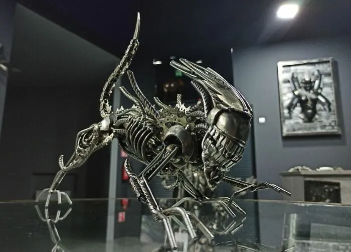 This Artist From Poland Uses Scrap Metal To Create These Fascinating Sculptures Inspired By Popular Movies (44 Pics)